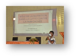 Dr Kamgaing Nelly: Le role de la Nutrition dans la prévention de la faim cachée