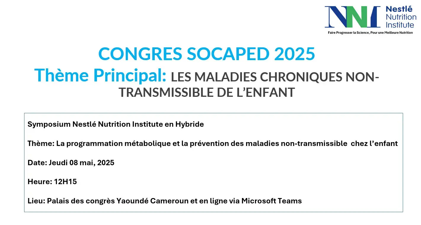 Thème Principal: LES MALADIES CHRONIQUES NON-TRANSMISSIBLE DE L’ENFANT Thème Principal: LES MALADIES CHRONIQUES NON-TRANSMISSIBLE DE L’ENFANT