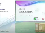 Nutrition précoce pour une croissance optimale Nutrition précoce pour une croissance optimale