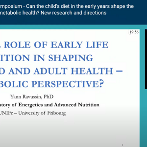 Rôle crucial de la nutrition en début de vie dans la formation de la santé de l'enfant et de l'adulte – Une perspective métabolique