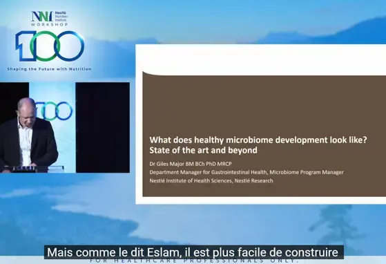 À quoi ressemble le développement d’un microbiome sain ? – Giles Major