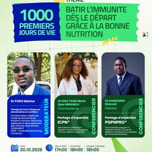 1000 PREMIERS JOURS: BATIR L'IMMUNITE DES LE DEPART GRACE A LA BONNE NUTRITION