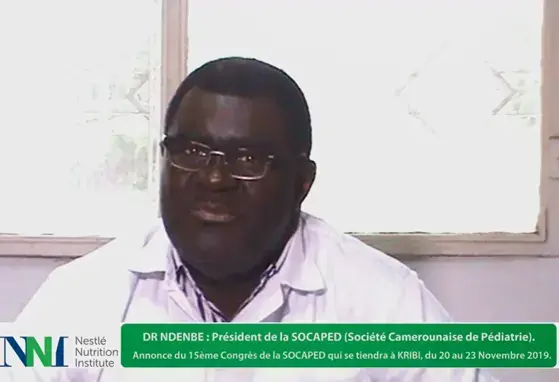 Annonce congrès de la SOCAPED - Dr Ndenbe (videos)