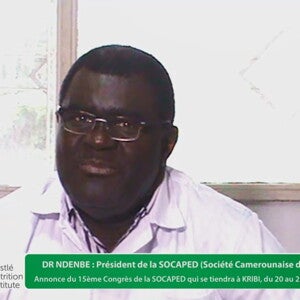 Annonce congrès de la SOCAPED - Dr Ndenbe (videos)