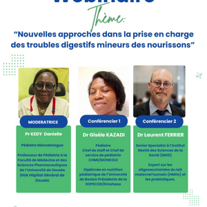 Nouvelles approches dans la prise en charge des troubles digestifs mineurs des nourrissons” English translation: “New Approaches to the Management of Minor Digestive Disorders in Infants.