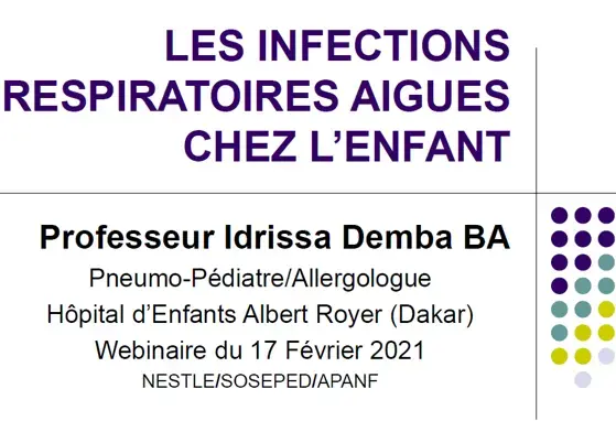 Les infections respiratoires