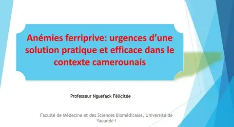 Anémie_Urgence d'une solution Anémie_Urgence d'une solution