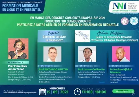 Atélier de réanimation néonatale: Congrès UNAPSA-SIP 2021 Atélier de réanimation néonatale