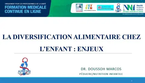 Enjeux de la diversification alimentaire Enjeux de la diversification alimentaire