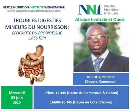 Webinar: Troubles digestifs mineurs du nourrisson: Efficacité du probiotique L reuteri (events)