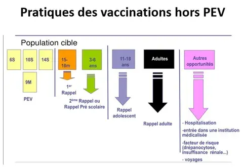 Intérêt des vaccins hors PEV Intérêt des vaccins hors PEV
